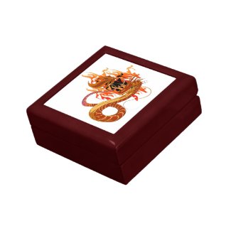 Fire Coral Dragon Tile Gift Box
