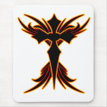 Fire Cross Mousepad