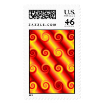 Fire Curls postage by dndartstudio Fire Curls postage