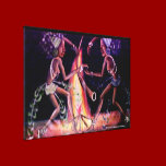 Fire Dance  by Mojisola A Gbadamosi Oil On Canvas canvas prints