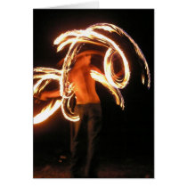 Fire Dancer #04 Card by OZDOOF Fire Dancer #04 Card