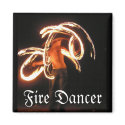 Fire Dancer Magnet by webgrrl Fire Dancer Magnet