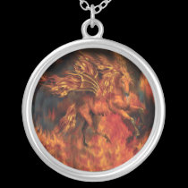 Fire Dancer Wearable Art Necklace necklaces