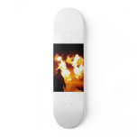 fire deck custom skate board