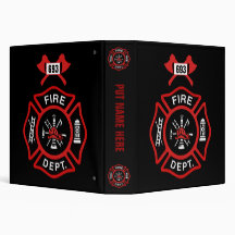 Fire Department Badge Binder