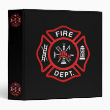 Fire Department Badge Binders