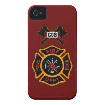Fire Department Badge iPhone 4 Covers