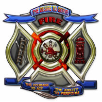 Fire Department Crest Photo Cutouts