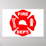 Fire Department Emblem - Poster posters