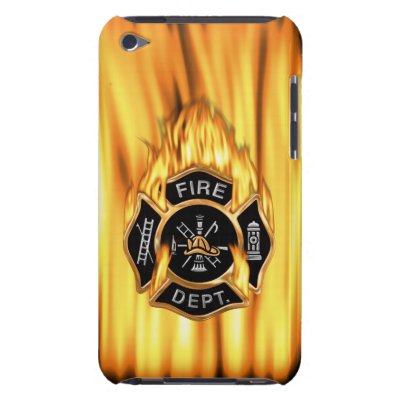 Fire Department Flames Barely There iPod Covers