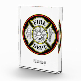 Firefighter Acrylic Awards | Zazzle