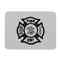 Fire Dept EMT Flexible Magnet