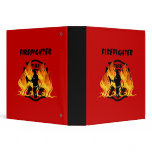 Fire Dept Flames binders