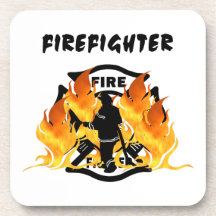 Fire Dept Flames Coaster