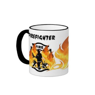 Fire Dept Flames mug