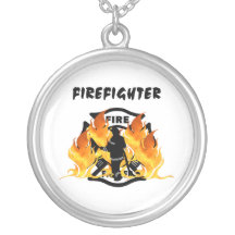 Fire Dept Flames Pendant