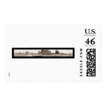 Fire Dept & Music Band Photo 1912 Postage Stamp