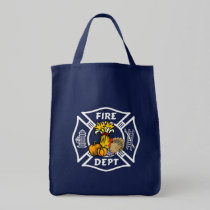 Fire Dept Thanksgiving Logo bags