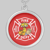 Fire Dept Thanksgiving Logo necklaces