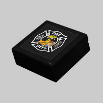 Fire Dept Thanksgiving Logo gift boxes
