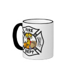 Fire Dept Thanksgiving Logo Mugs
