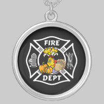 Fire Dept Thanksgiving Logo necklaces