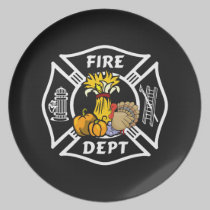 Fire Dept Thanksgiving Logo plates