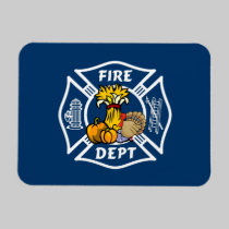 Fire Dept Thanksgiving Logo magnets