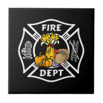 Fire Dept Thanksgiving Logo tiles
