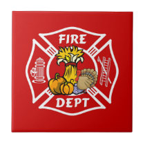 Fire Dept Thanksgiving Logo tiles