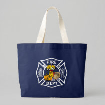 Fire Dept Thanksgiving Logo bags