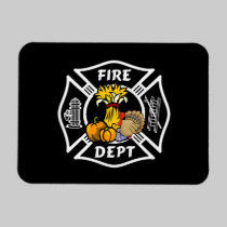 Fire Dept Thanksgiving Logo magnets