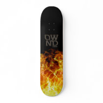 Fire Dipped Board by OWND skateboards
