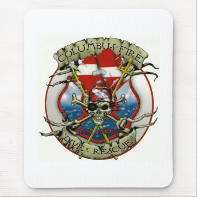 Fire * Dive * Rescue Mouse Pads by retmac