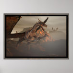 Fire Dragon By Michelle Wilder Poster