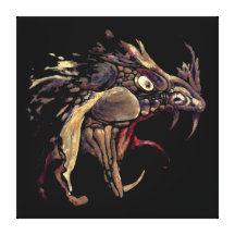 Fire Dragon Canvas Prints