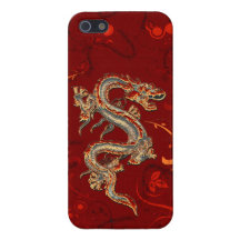 Fire Dragon iPhone 5 Glossy Case Covers For iPhone 5