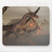 Fire Dragon Mousepad by DragonCat Fire Dragon Mousepad