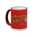 Fire Dragon Mug by BuddhanVI Fire Dragon Mug