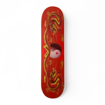 Fire Dragon Skateboard by BuddhansSkateboards
