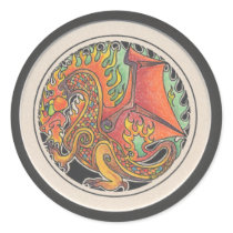 Fire Dragon Sticker