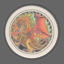 Fire Dragon Sticker