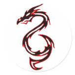Fire Dragon Sticker