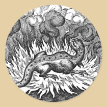 Fire Dragon Stickers stickers