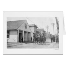 Fire Drill Nome Alaska 1908 Card