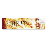 Fire Elemental Bumper Sticker by Nellis Eketorp bumper stickers