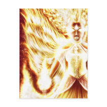 Fire Elemental postcard by Nellis Eketorp by nellis_eketorp Fire Elemental postcard by Nellis Eketorp