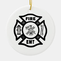 FIRE EMT CHRISTMAS ORNAMENT
