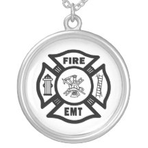 Fire EMT Necklace