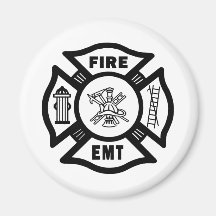 FIRE EMT REFRIGERATOR MAGNETS